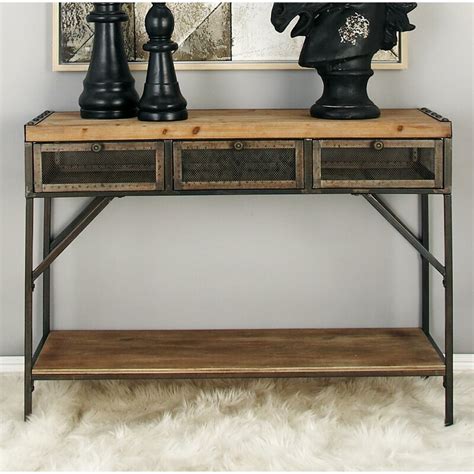 wayfair metal console table